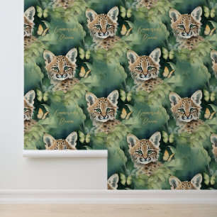 Bobcat Cute baby Animal Personalized Wallpaper