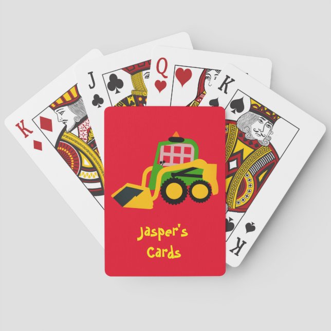 Bobcat Excavator Playing Cards (Back)