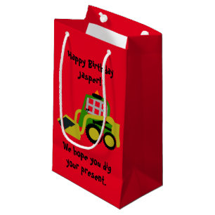 Bobcat excavator small gift bag