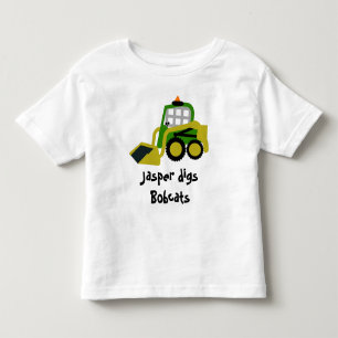 Bobcat excavator toddler t-shirt