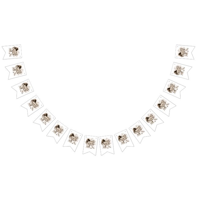 Bobcat Family Bunting Flags (All)