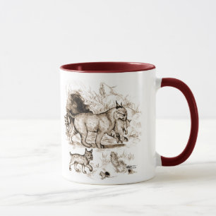 Bobcat Family Mug