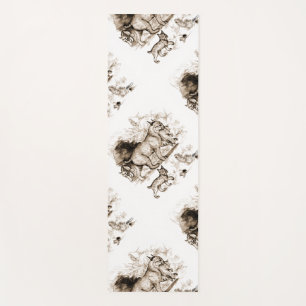 Bobcat Family Yoga Mat