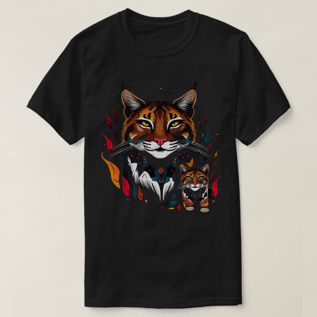 Bobcat Fathers Day T-Shirt (Design Front)