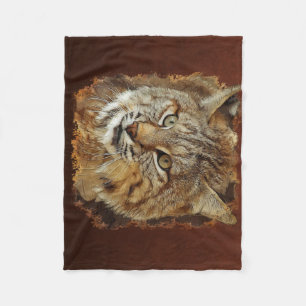 Bobcat Fleece Blanket