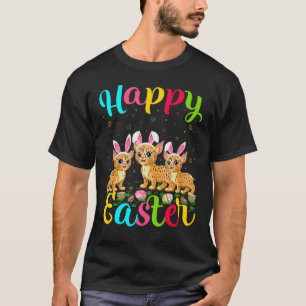 Bobcat Funny Easter Egg Bunny Bobcat Happy Easte T-Shirt