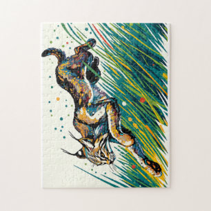 Bobcat Leaping Puzzle