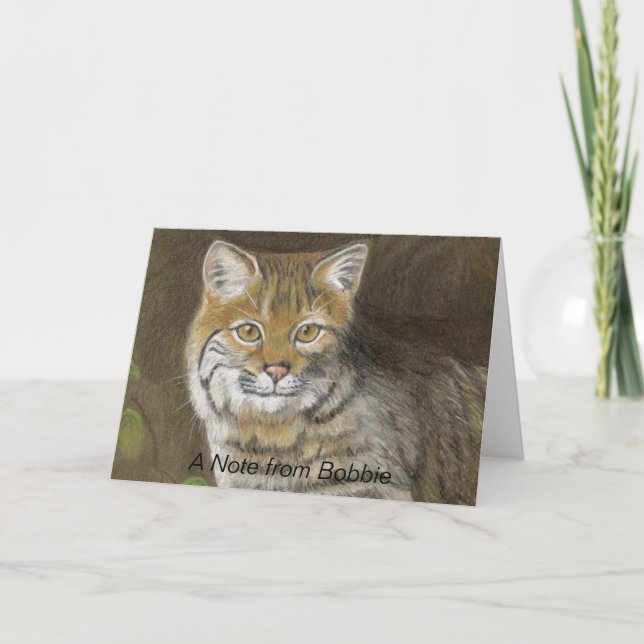 Bobcat Note Card (Front)