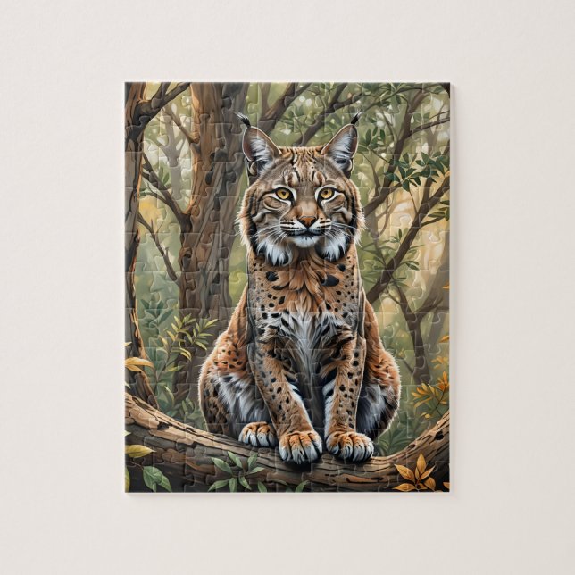 Bobcat Realism Jigsaw Puzzle (Vertical)