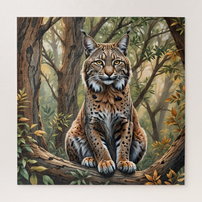 Bobcat Realism Puzzle (Vertical)