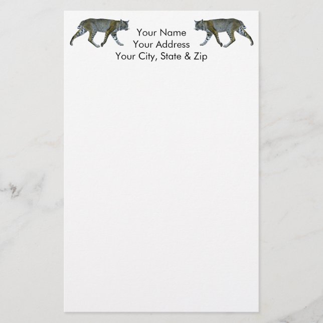 Bobcat Stationery (Front)