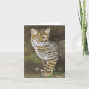 Bobcat Thank You Card