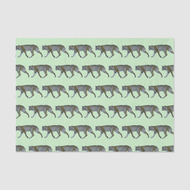 Bobcat Tissue Paper (Front)