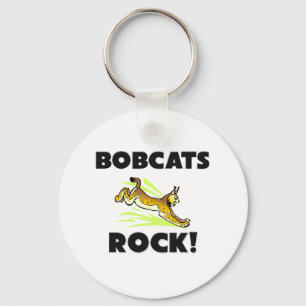 Bobcats Rock Keychain