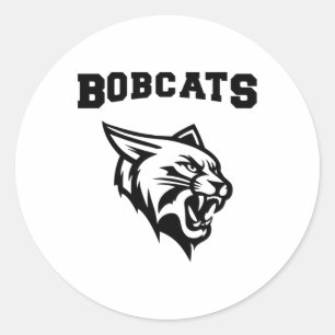 Bobcats Sports With Mascot Sticker
