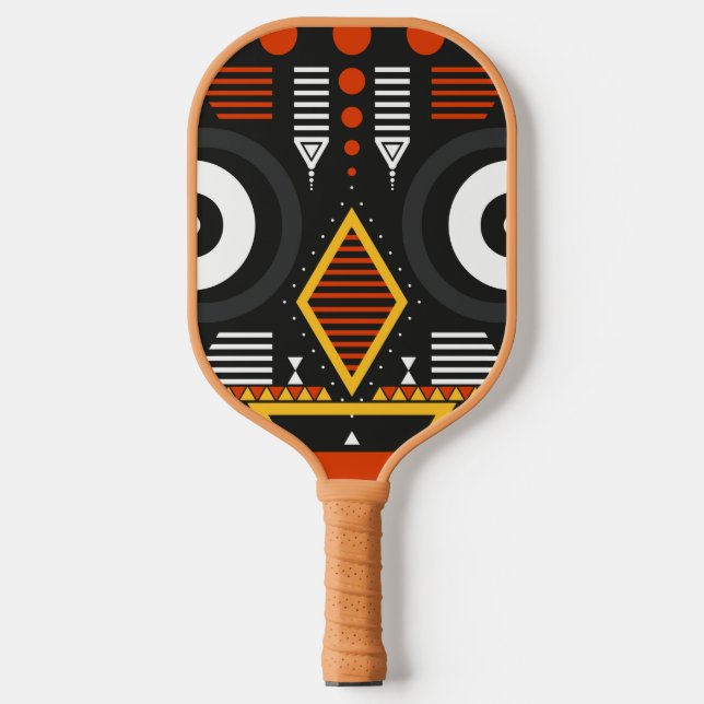 Bobo Bwa Tribal Art Pickleball Paddle (Front)
