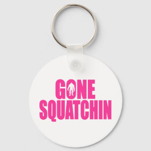 Bobo GONE SQUATCHIN Gear Finding Bigfoot Keychain