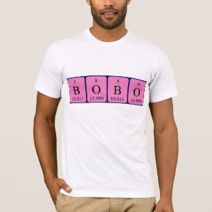 Bobo periodic table name shirt