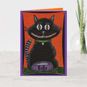 BoBo The Halloween Cat - greeting card (2)