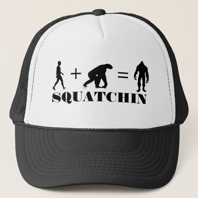 **** Bobo's GONE SQUATCHIN Trucker Hat (Front)