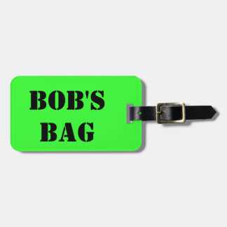 Bob's Bag Luggage Tag