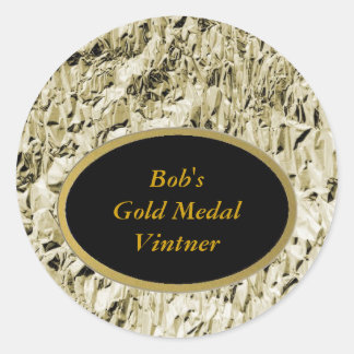 Bob's Gold Medal Vintner Wine Labels