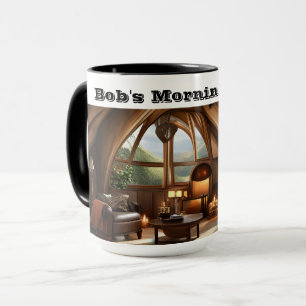 Bob's Morning Java Personalized Customizable Mug