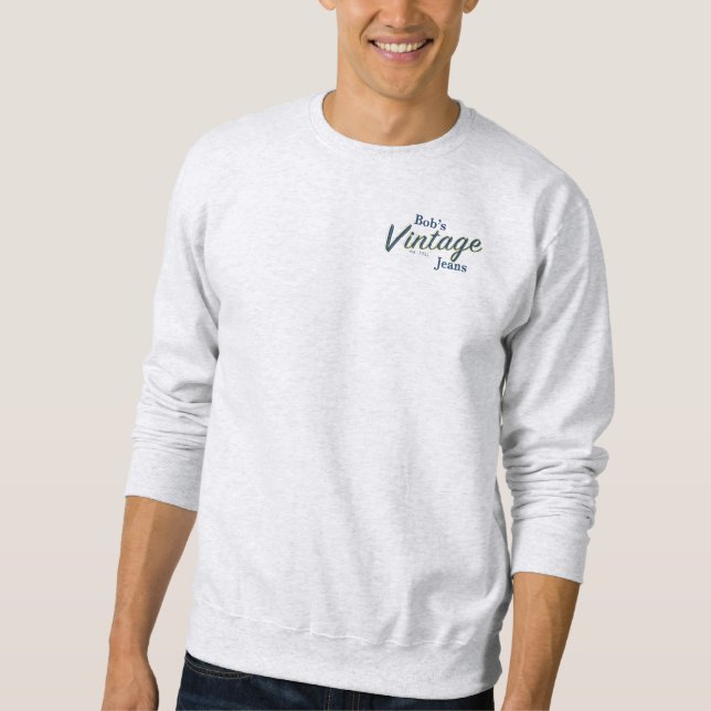 Bob's Vintage Jeans Sweatshirt (Front)