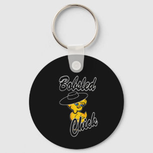 Bobsled Chick #4 Keychain