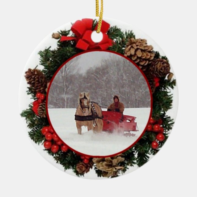 BobSled Ride Ornament (Front)
