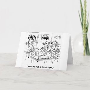 Bobsled Sleigh Accident Card