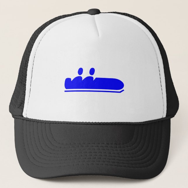Bobsleigh - Blue Trucker Hat (Front)