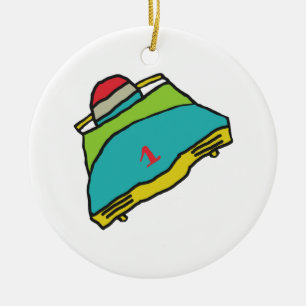 Bobsleigh Ceramic Ornament