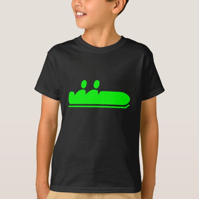 Bobsleigh - Green T-Shirt (Front)