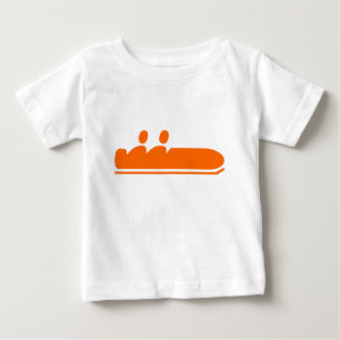 Bobsleigh - Orange Baby T-Shirt