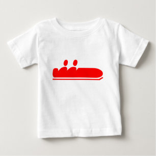 Bobsleigh - Red Baby T-Shirt