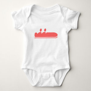 Bobsleigh - Tropical Pink Baby Bodysuit