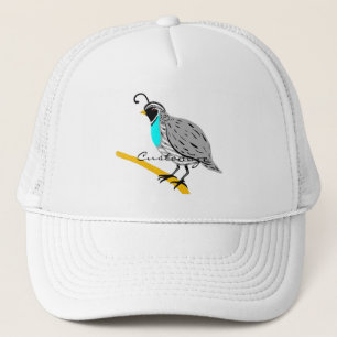 Bobwhite Blue-throated Quail Thunder_Cove Trucker Hat