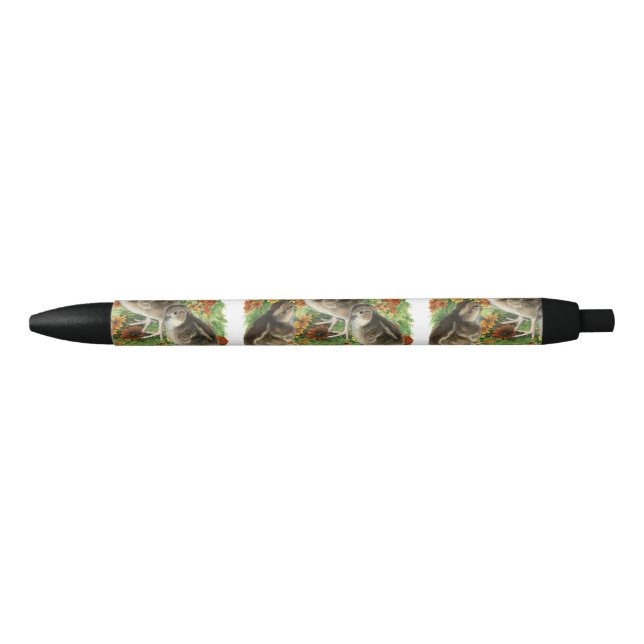 Bobwhite Garden Chicks Black Ink Pen (Front)