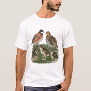 Bobwhite Quail Family T-Shirt