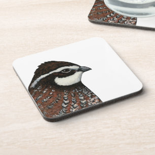 Bobwhite Quail Head Coaster