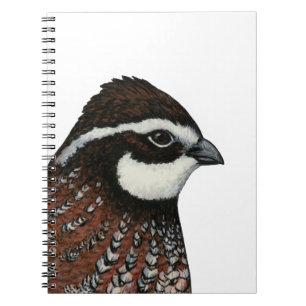 Bobwhite Quail Head Notebook