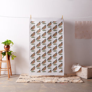 Bobwhite Quail Rooster Fabric
