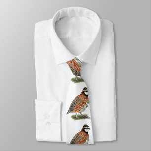 Bobwhite Quail Rooster Tie