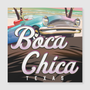 Boca Chica Texas vacation poster