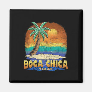 Boca Chica Texas Vintage Distressed Souvenir Magnet