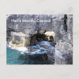 Boca do Inferno (Hell's mouth) Cascais postcard