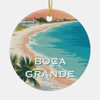 Boca Grande, Gasparilla Island Ceramic Ornament
