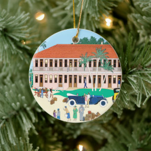 Boca Grande Railroad Depot Ornament