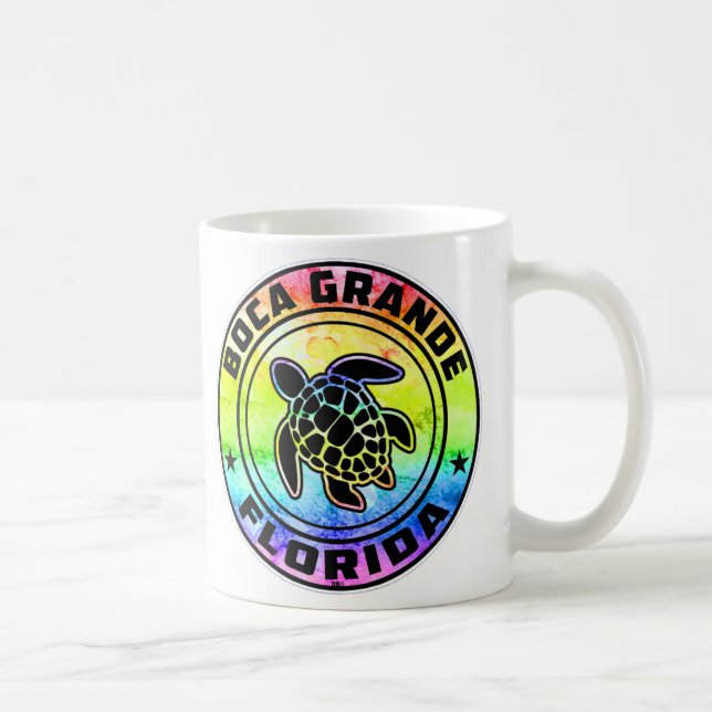 Boca Grande Sea Turtle Mug (Right)